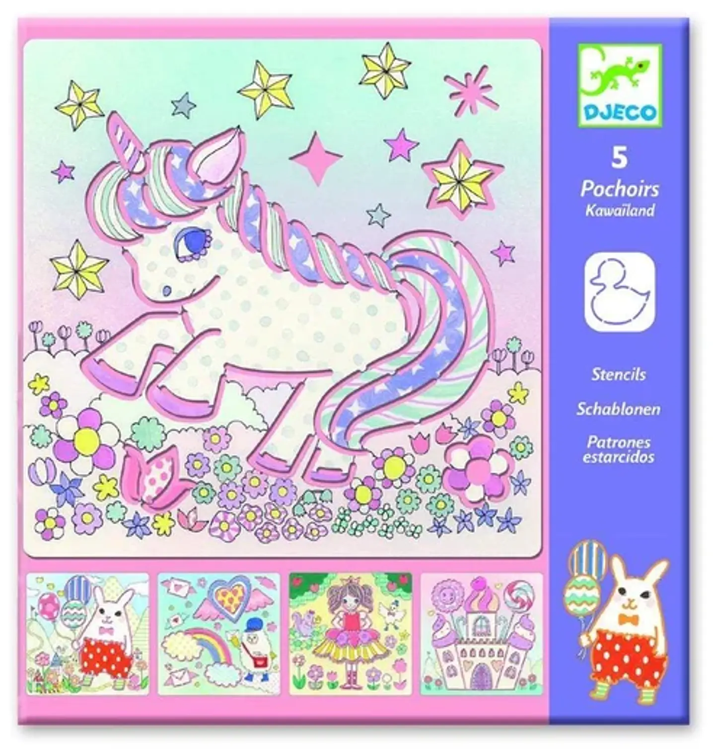 Plantillas Unicornio - Djeco 1