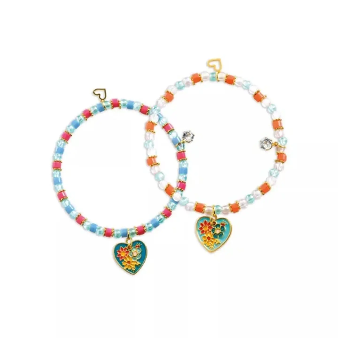 Pulseras Dúo Corazones De Amistad - Djeco 3