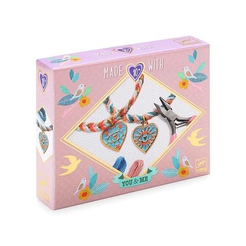 Pulseras Dúo Corazones De Amistad - Djeco
