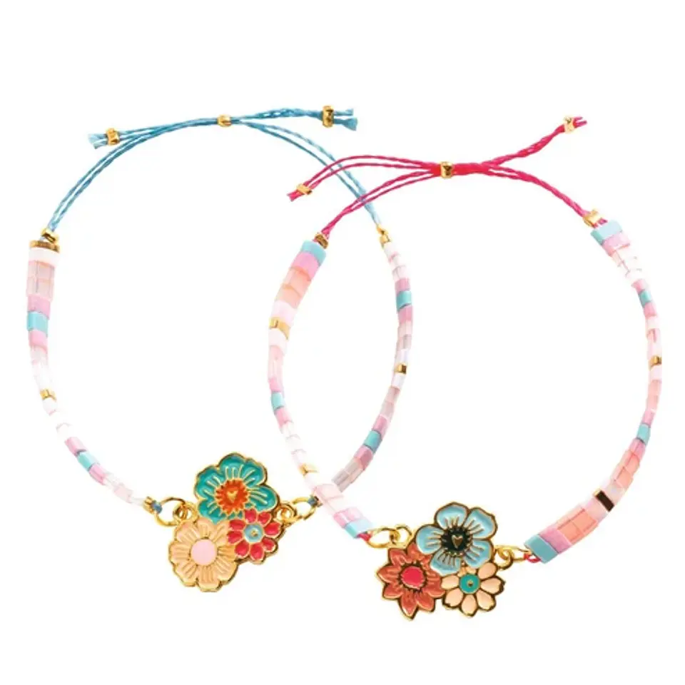 Pulseras Dúo Flores - Djeco 2