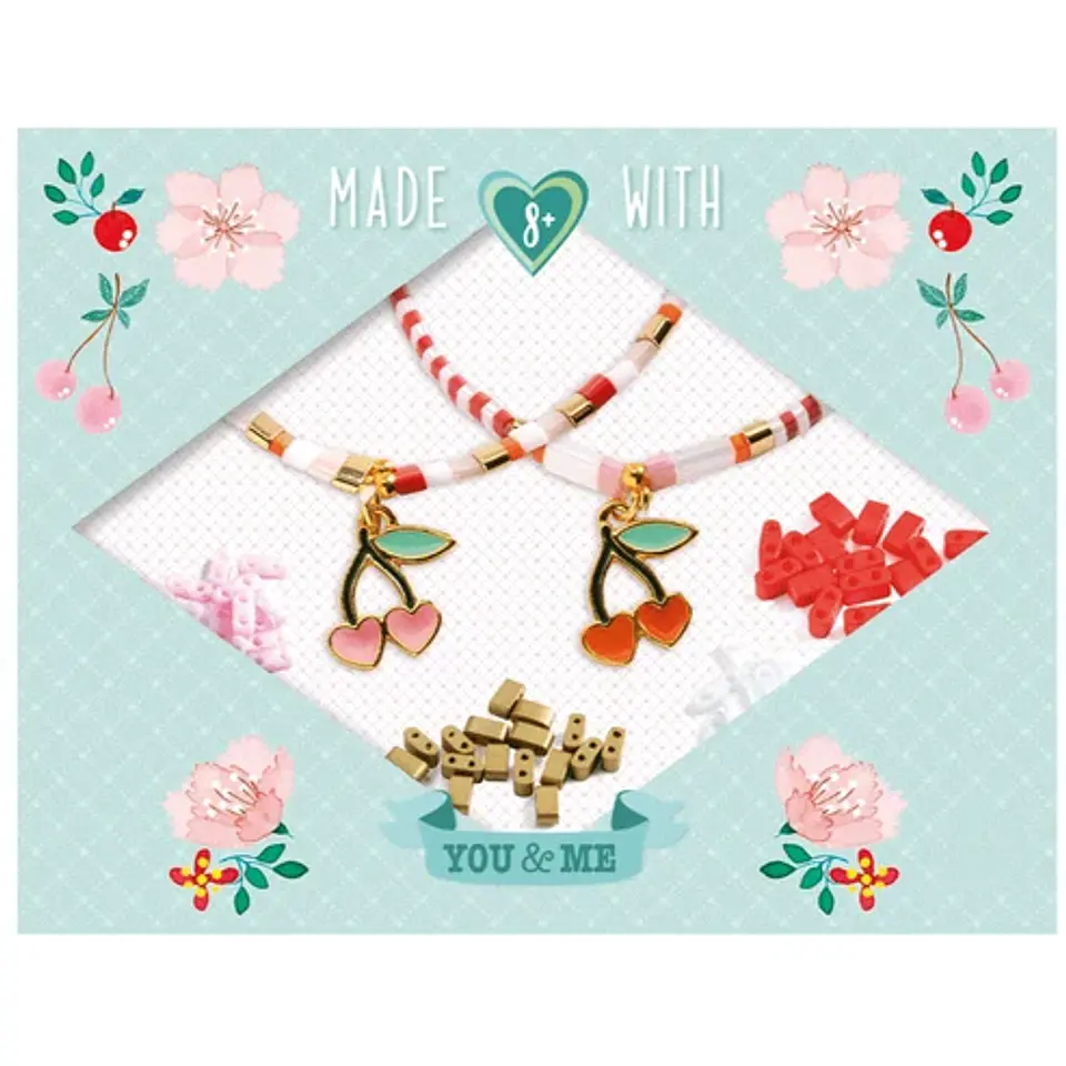 Pulsera Dúo Cerezas - Djeco 1