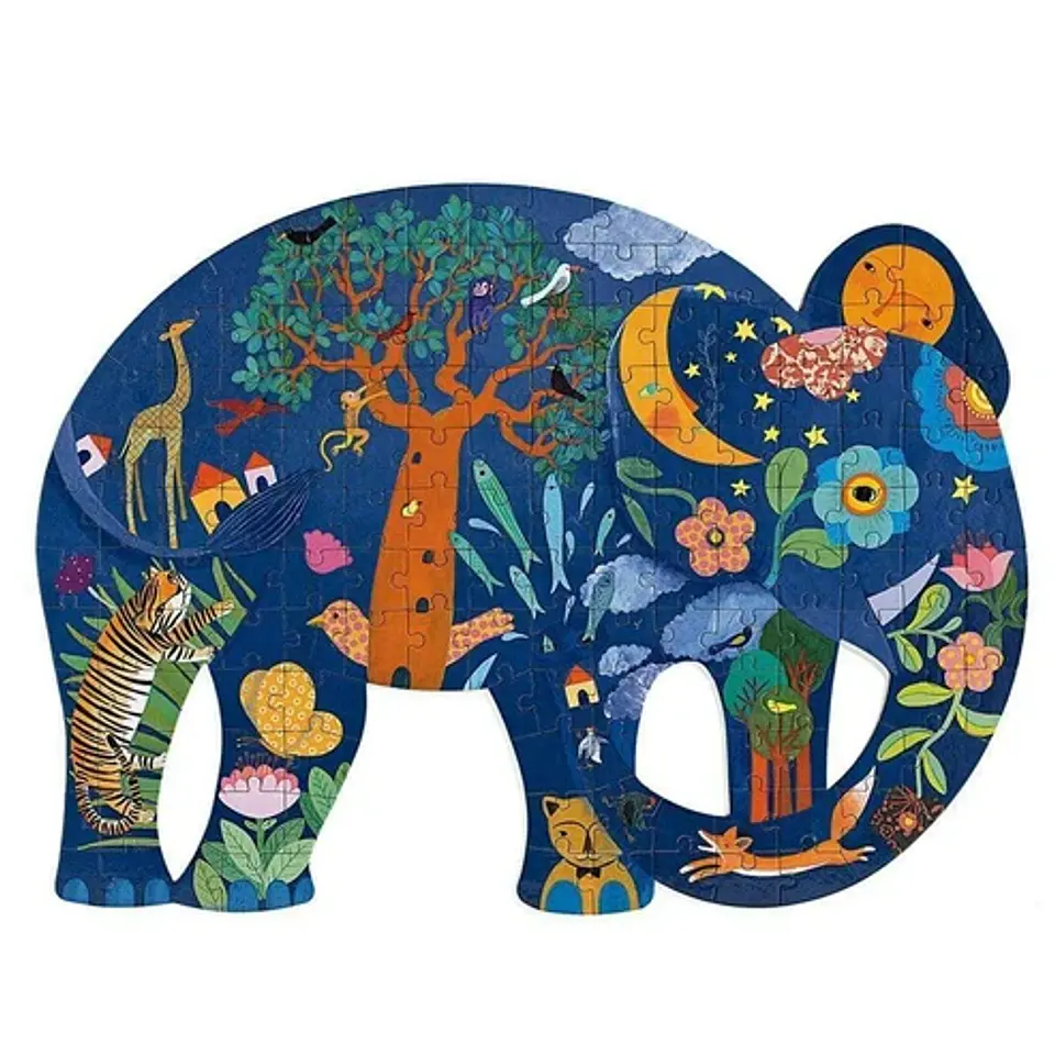 Puzzle Art. Elefante - Djeco 2