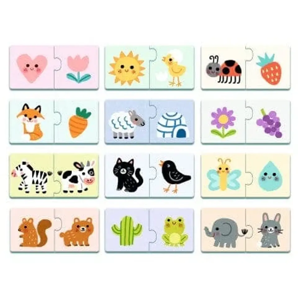 Puzzle Dúo Colores 24 Piezas - Djeco 2