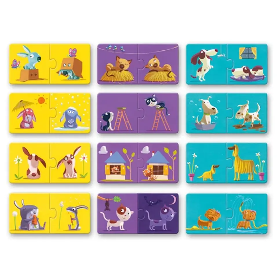 Puzzle Dúo Educativo Opuestos - Djeco 4
