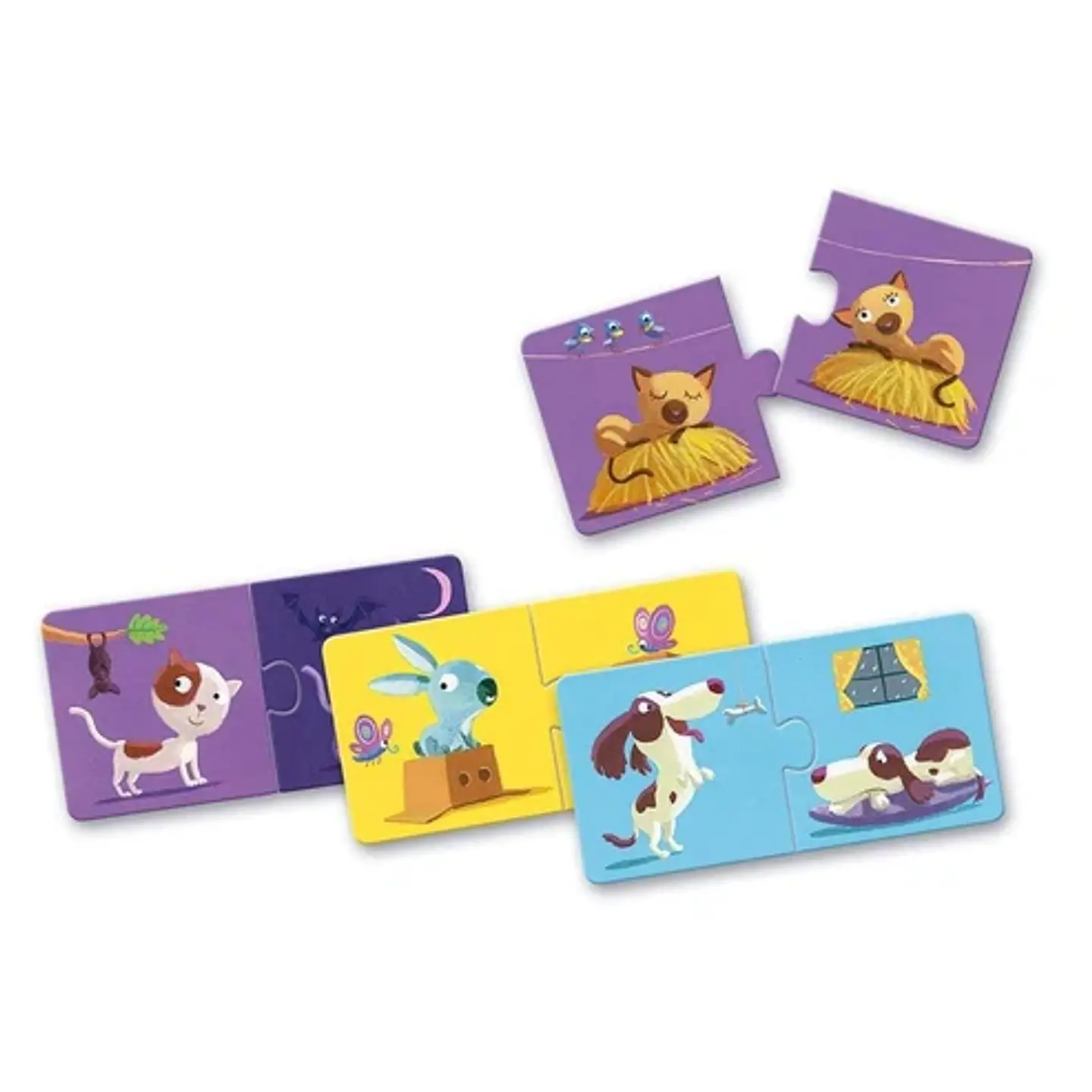 Puzzle Dúo Educativo Opuestos - Djeco 2