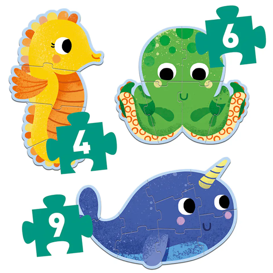 Puzzles Progresivos en el Mar - Djeco 2