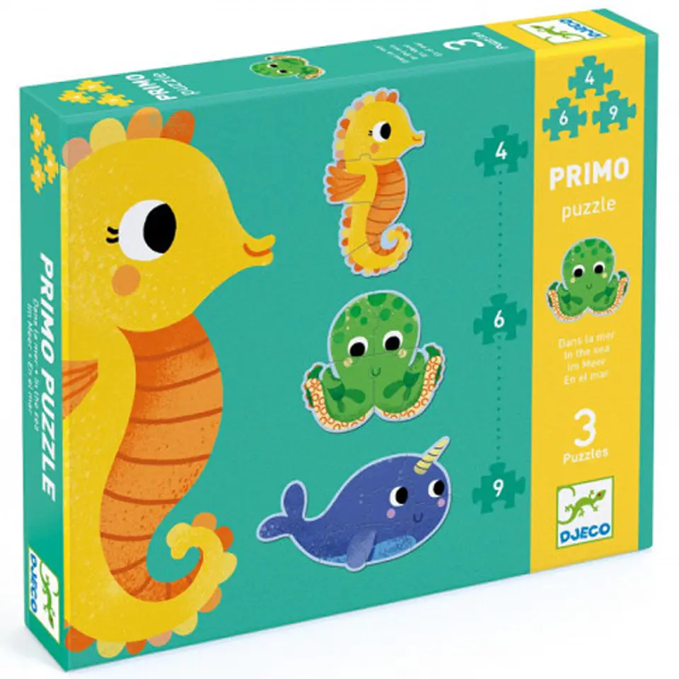 Puzzles Progresivos en el Mar - Djeco 1