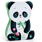 Puzzle Silueta El Panda Leo - Djeco - Miniatura 1