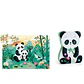 Puzzle Silueta El Panda Leo - Djeco - Miniatura 2