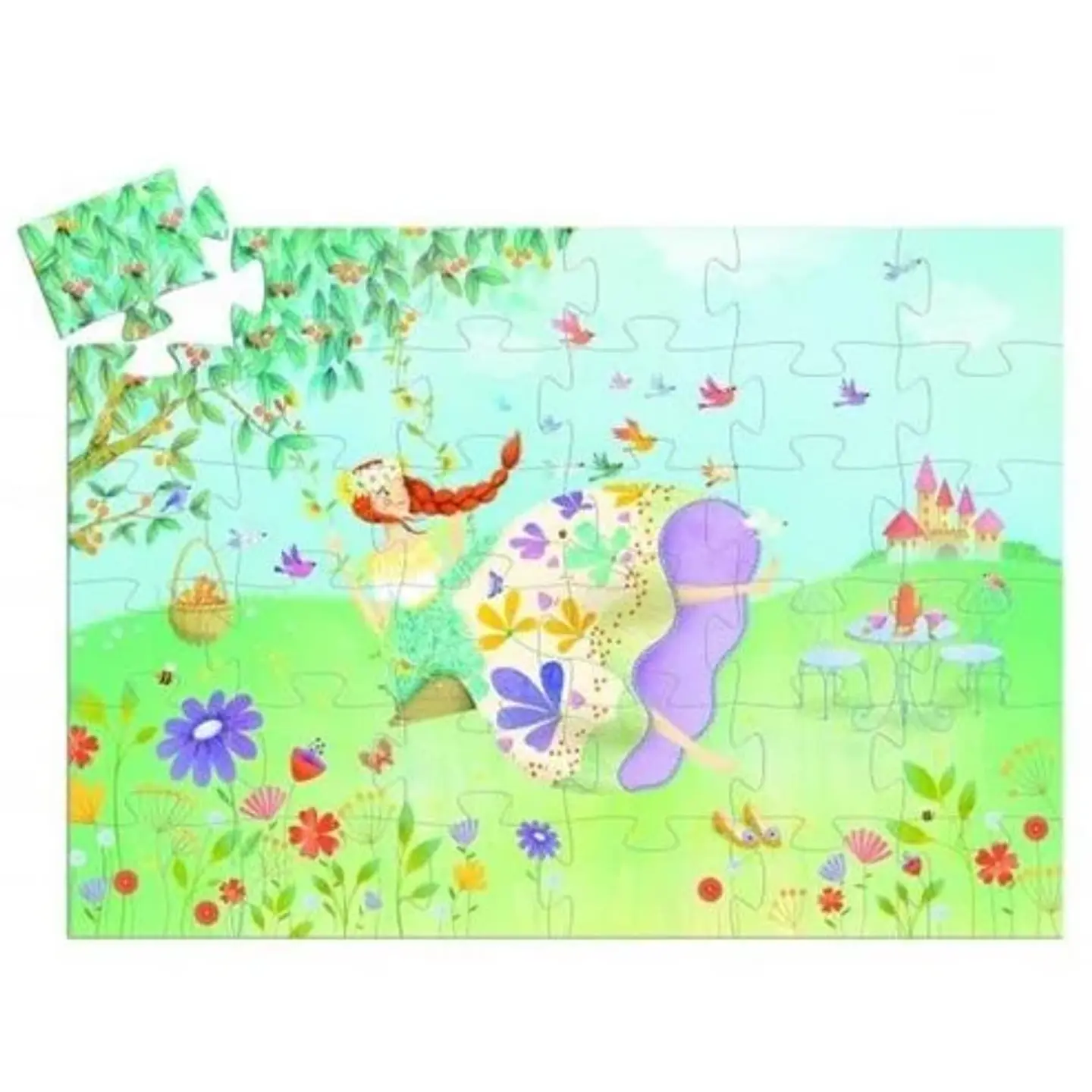 Puzzle Silueta Princesa - Djeco 2