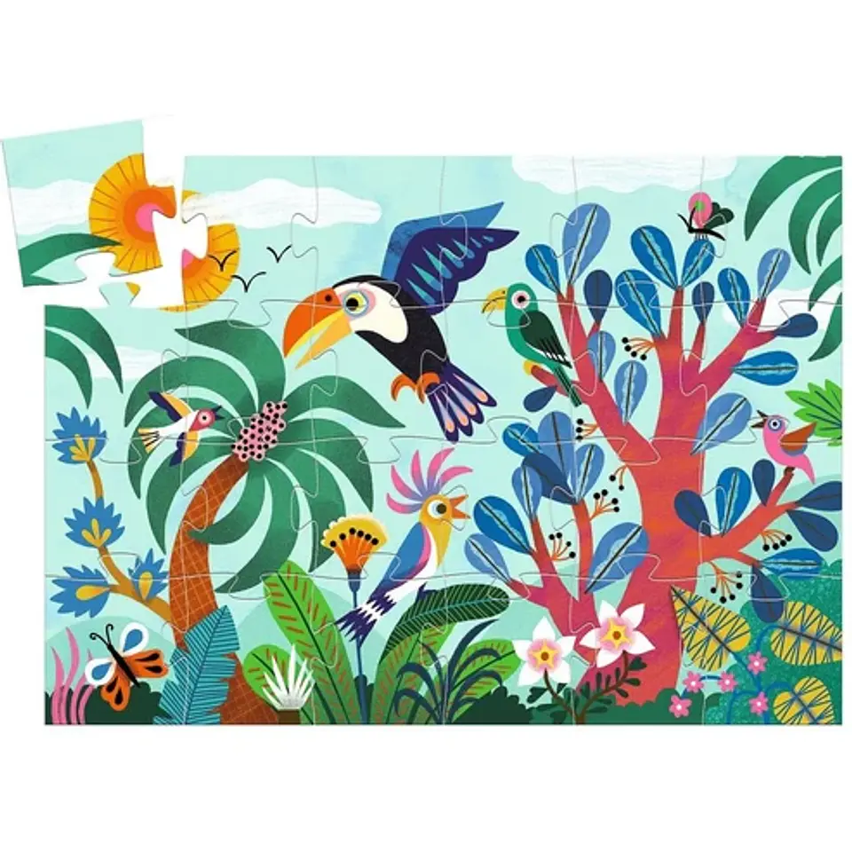Puzzle Silueta Tucán - Djeco 2