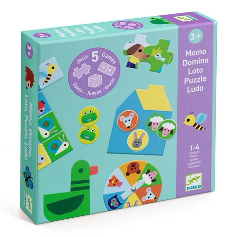 Set de 5 Juegos En La Granja - Djeco
