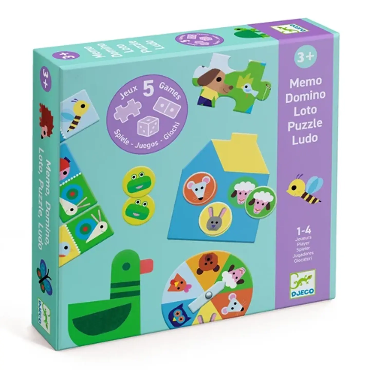 Set de 5 Juegos En La Granja - Djeco 1
