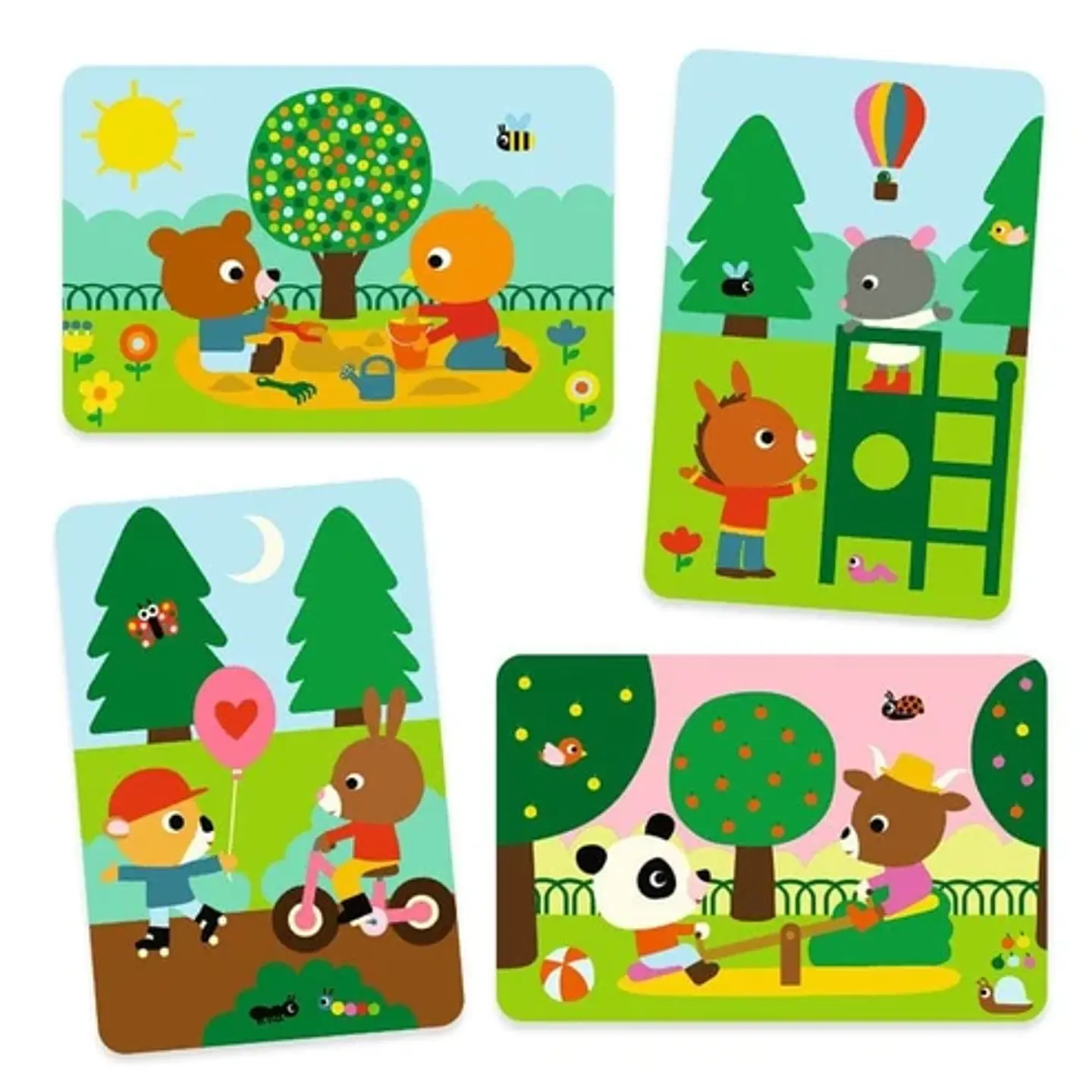 Set de Pintura Mágica Escondidos en el Parque - Djeco 4