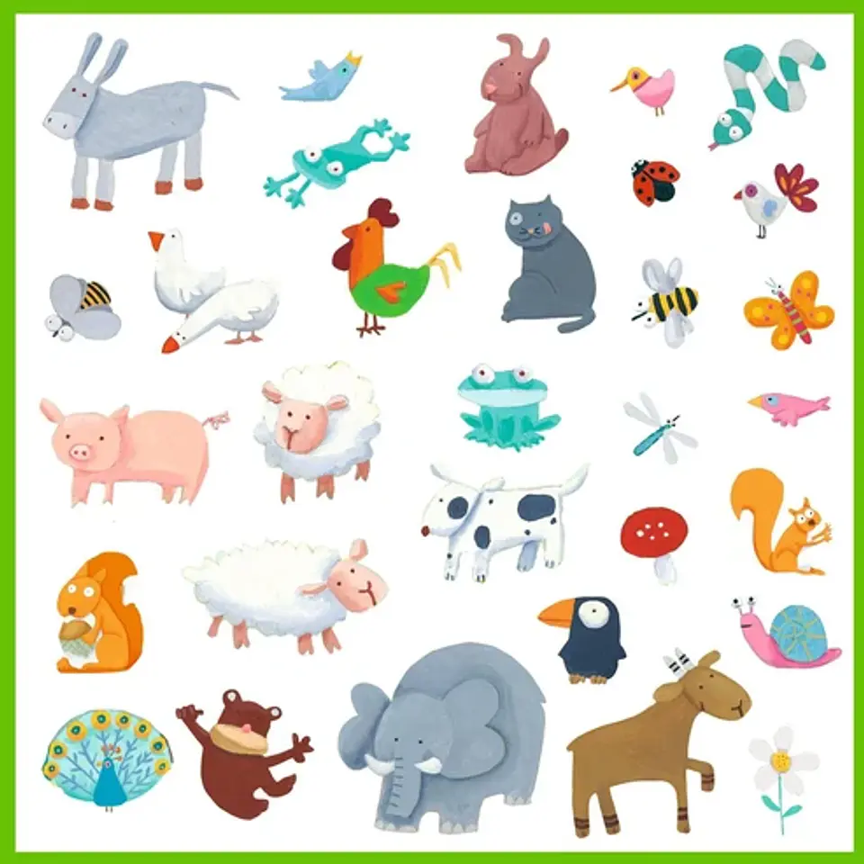 Stickers De Animales - Djeco 4