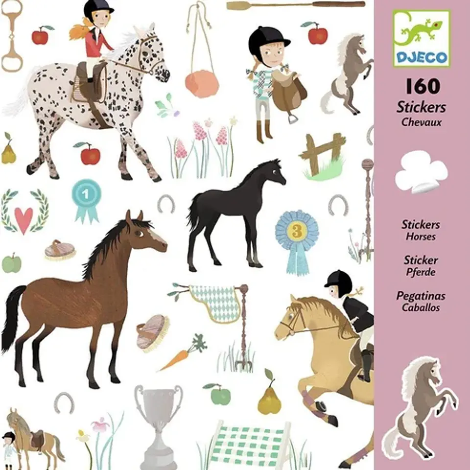 Stickers De Caballos - Djeco  1