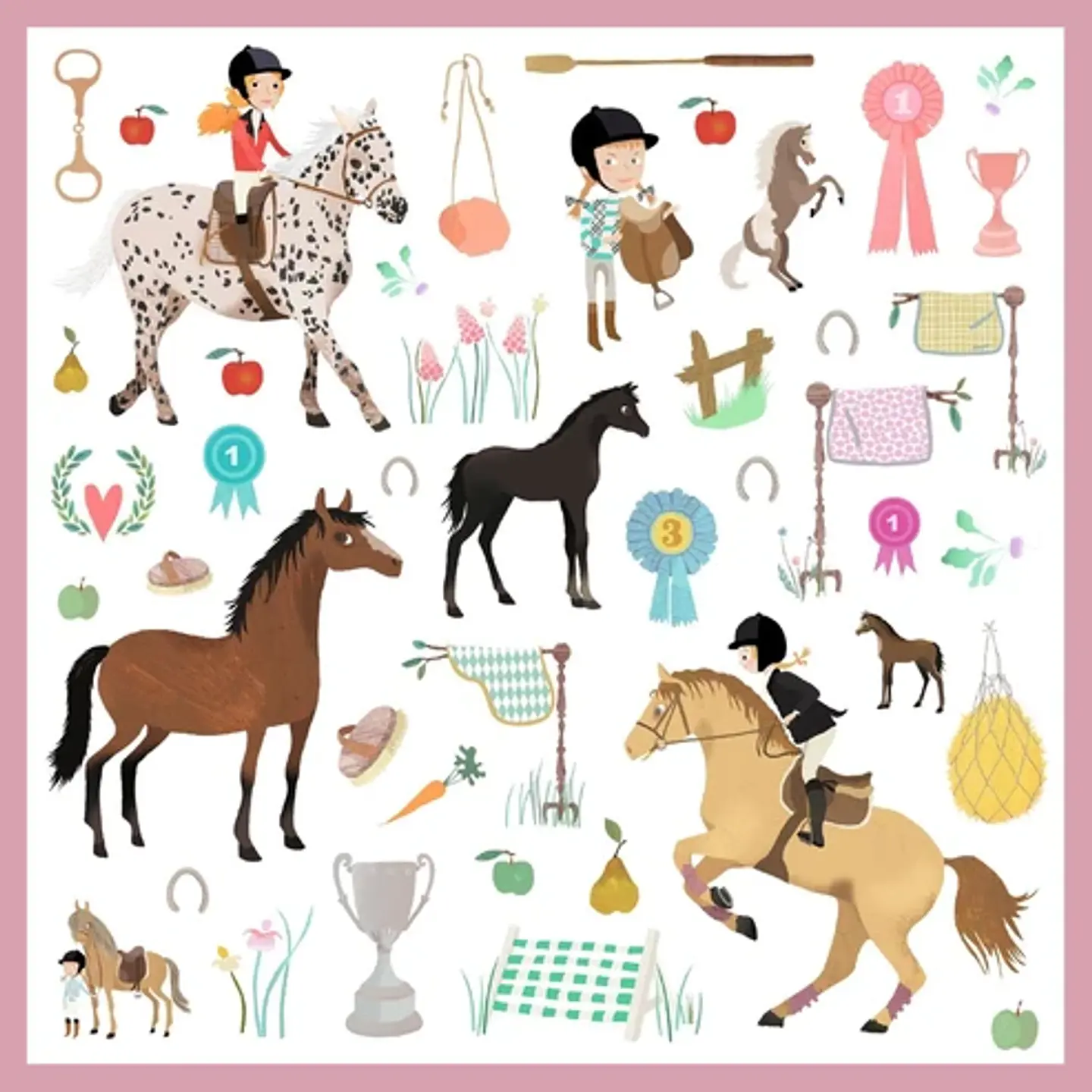 Stickers De Caballos - Djeco  3
