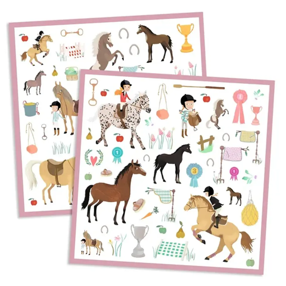 Stickers De Caballos - Djeco  4