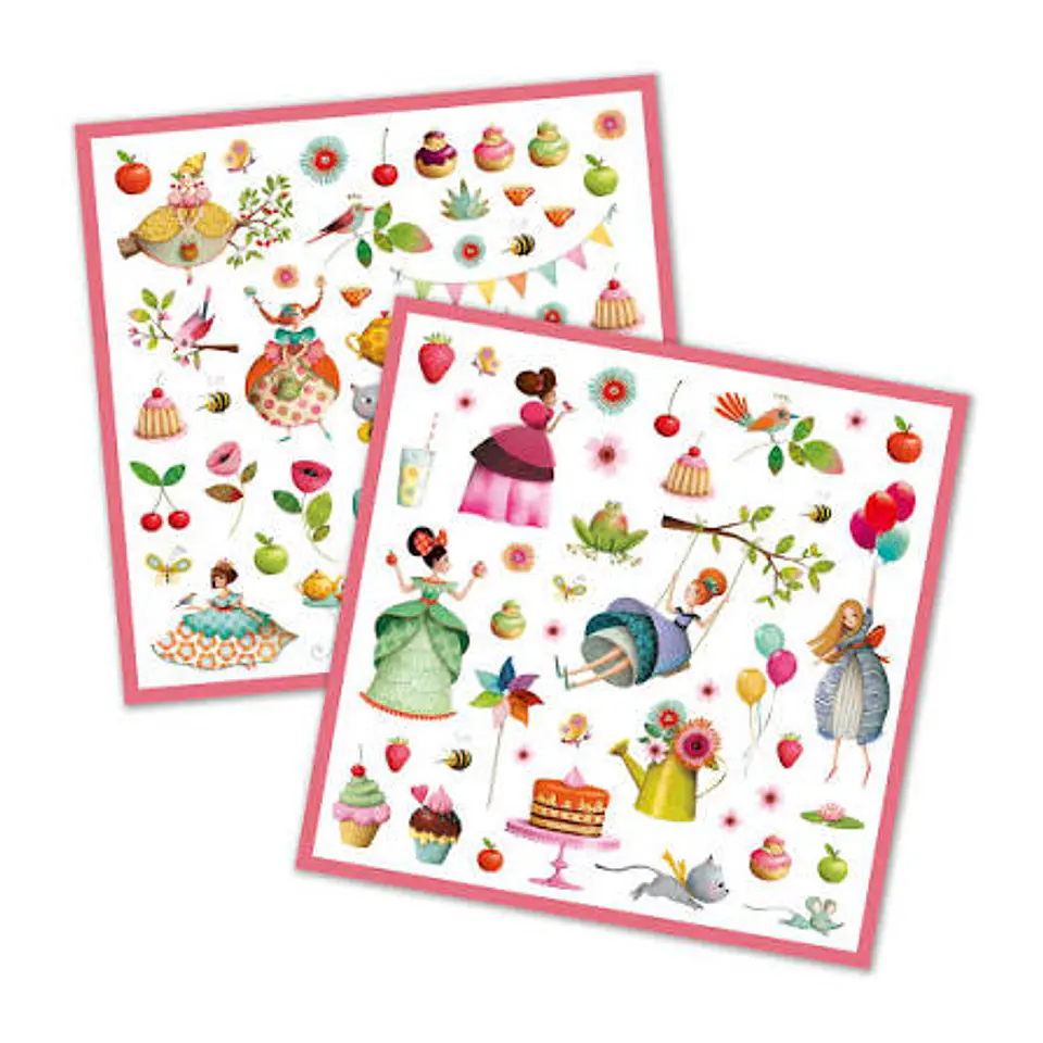 Stickers El Té de las Princesas - Djeco 2