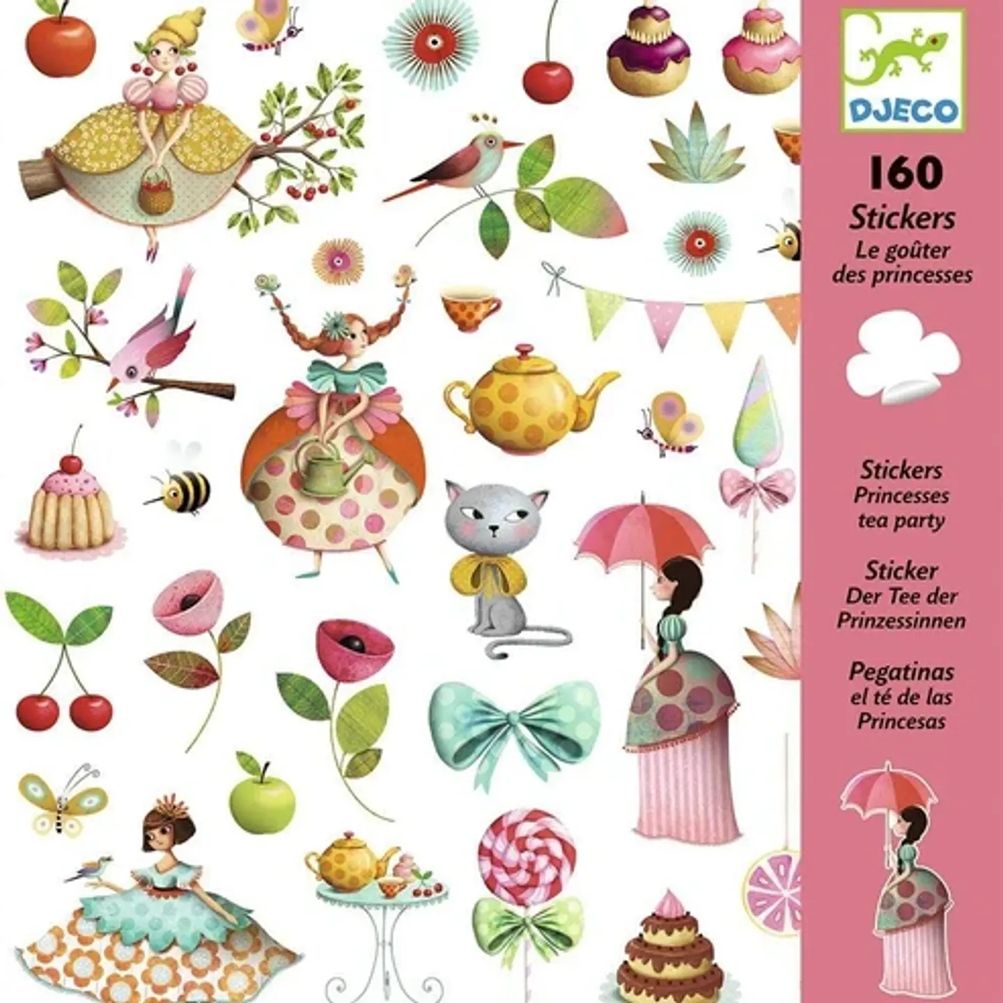 Stickers El Té de las Princesas - Djeco 1