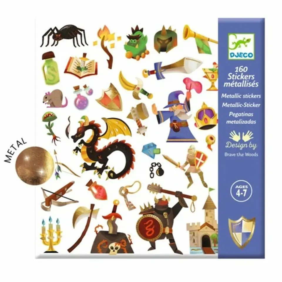Stickers Fantasia Medieval - Djeco 1
