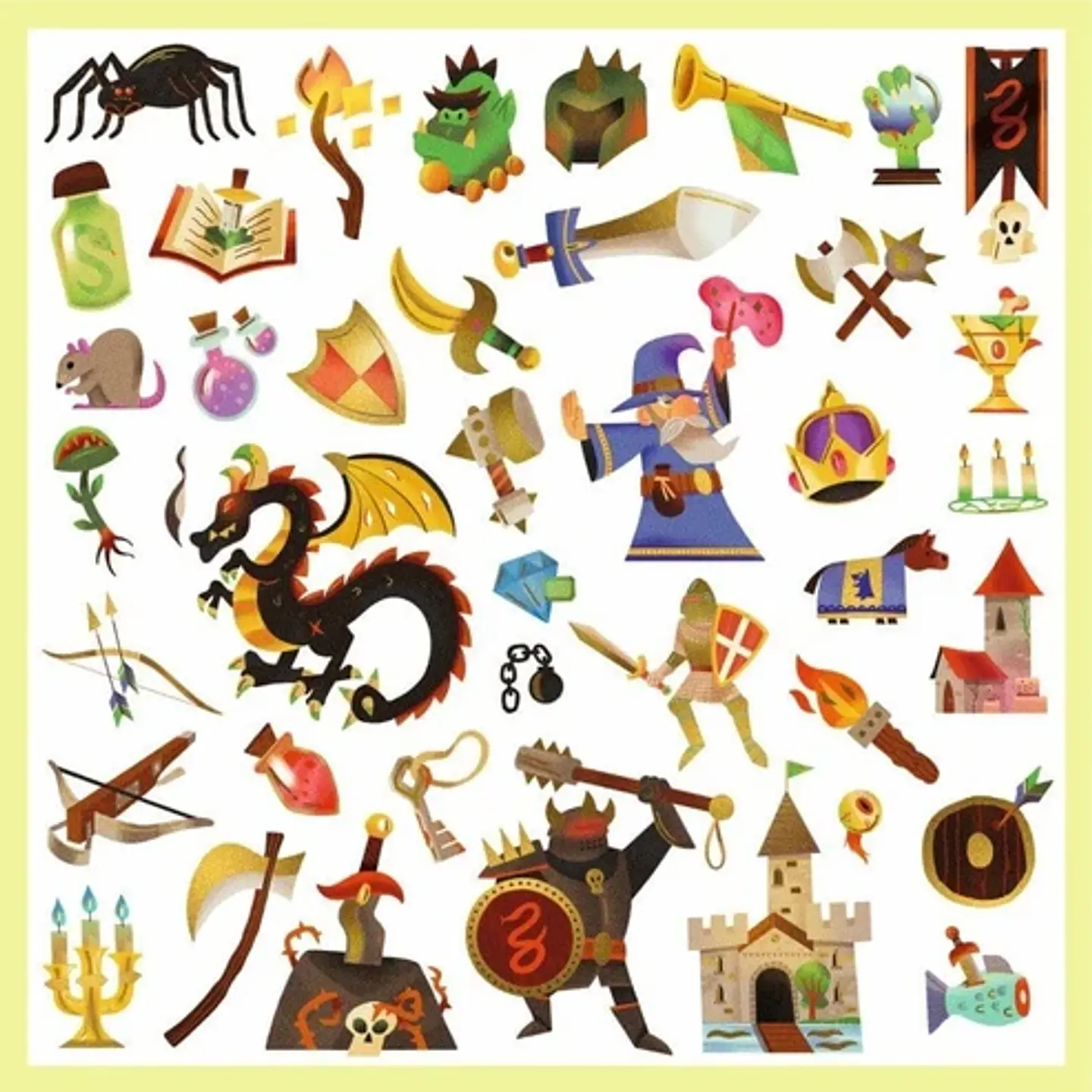 Stickers Fantasia Medieval - Djeco 2