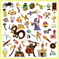 Stickers Fantasia Medieval - Djeco - Miniatura 2