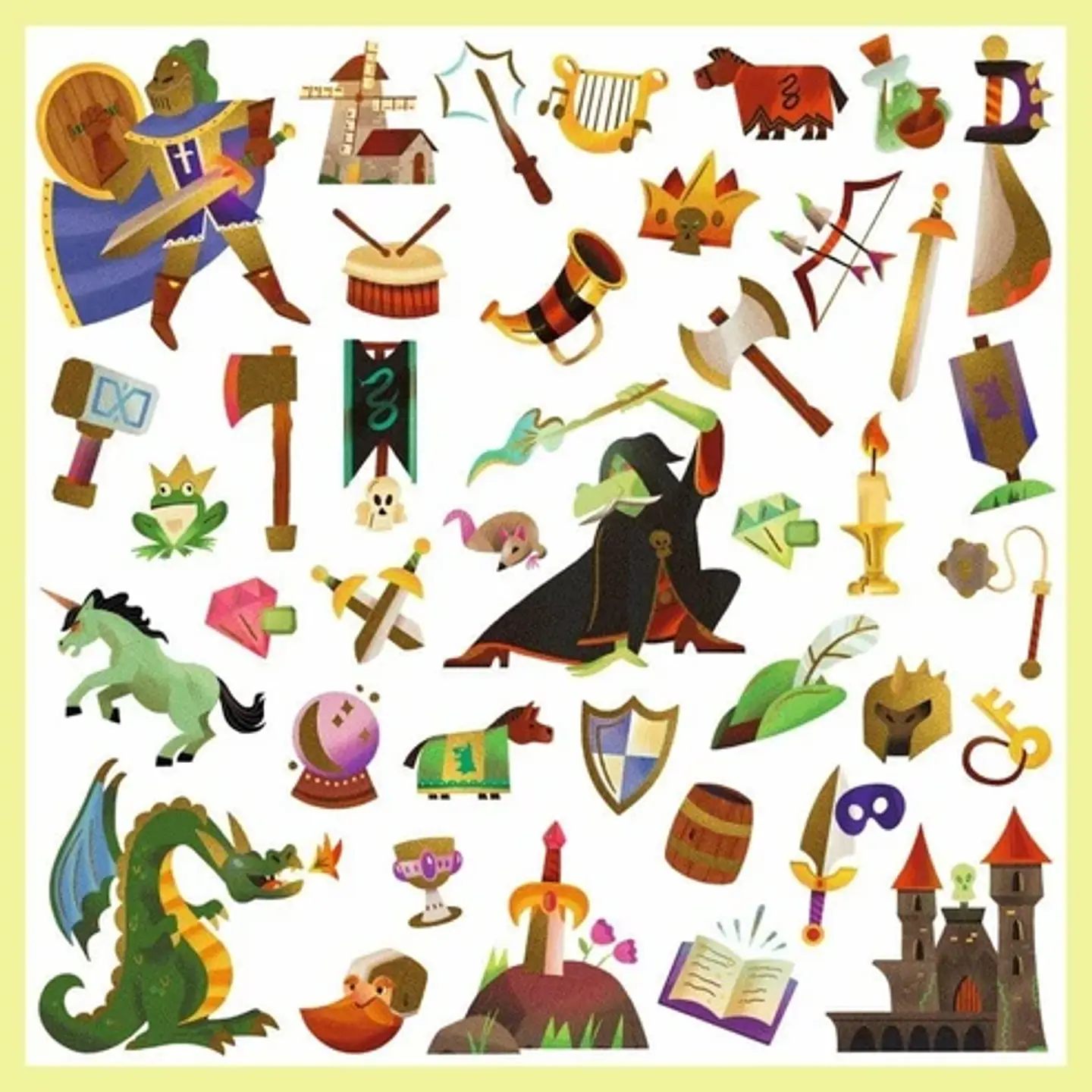 Stickers Fantasia Medieval - Djeco 3
