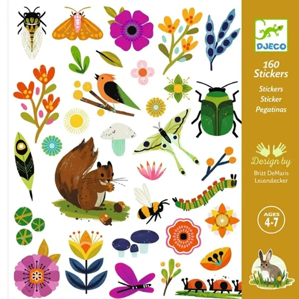 Stickers Jardín - Djeco 1