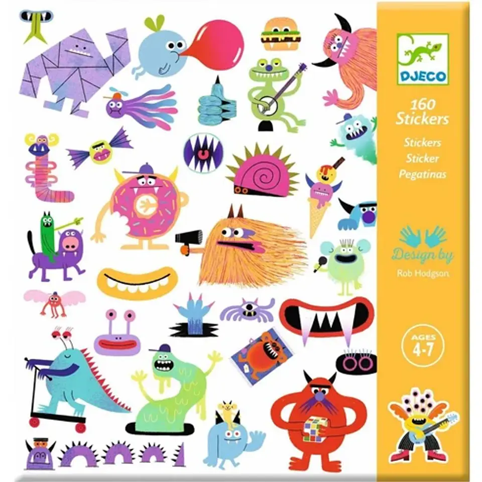 Stickers Monstruos - Djeco 1
