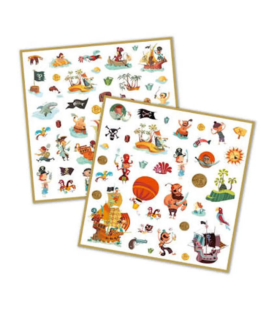 Stickers Piratas - Djeco 2