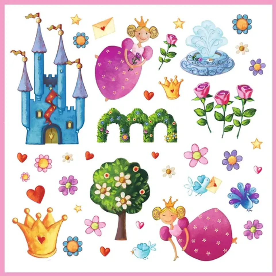 Stickers Princesa - Djeco 2