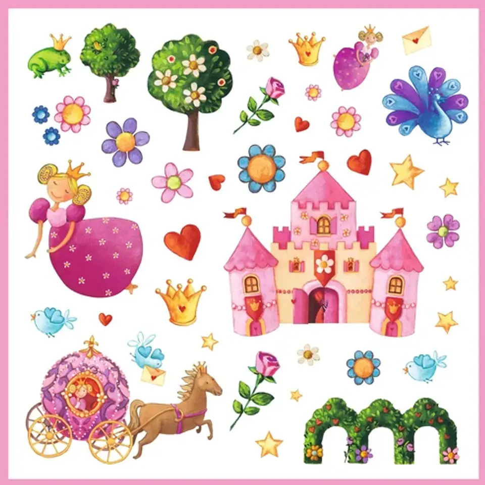 Stickers Princesa - Djeco 3