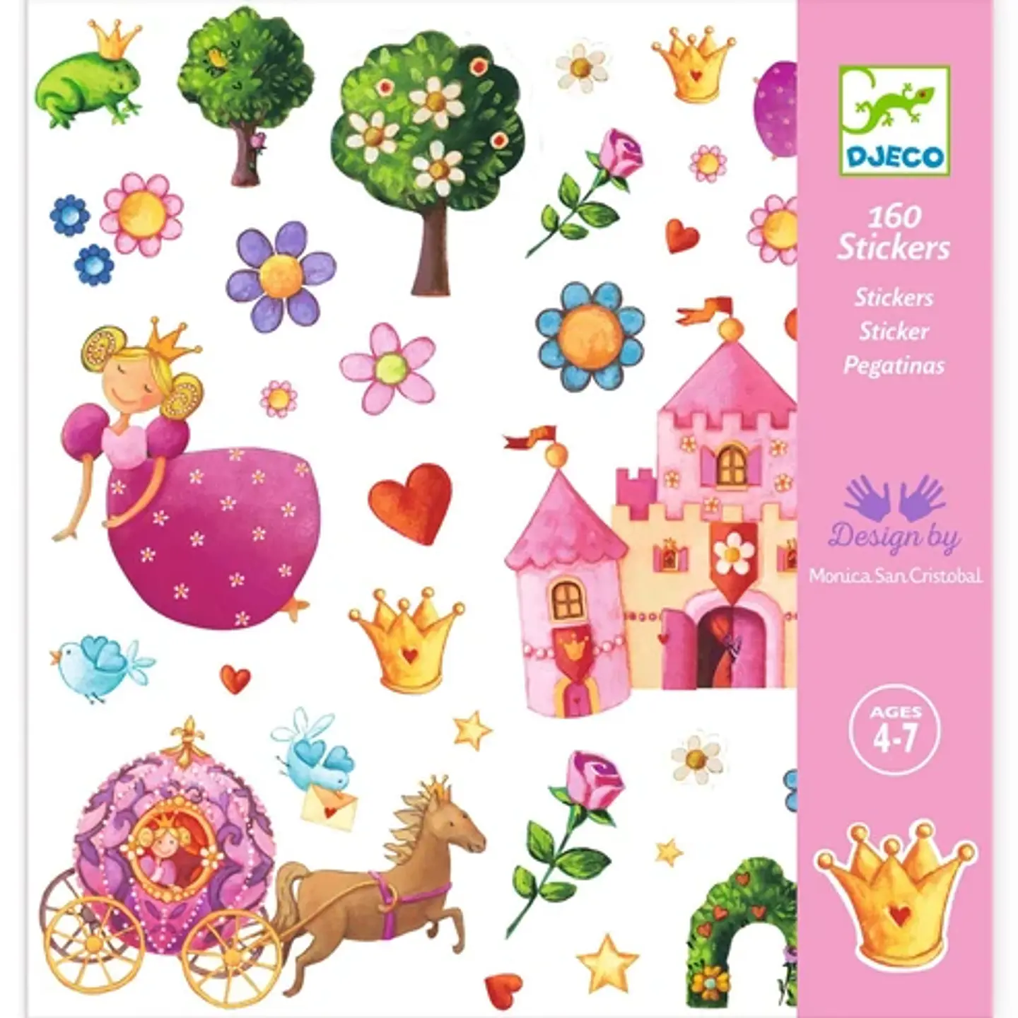 Stickers Princesa - Djeco 1
