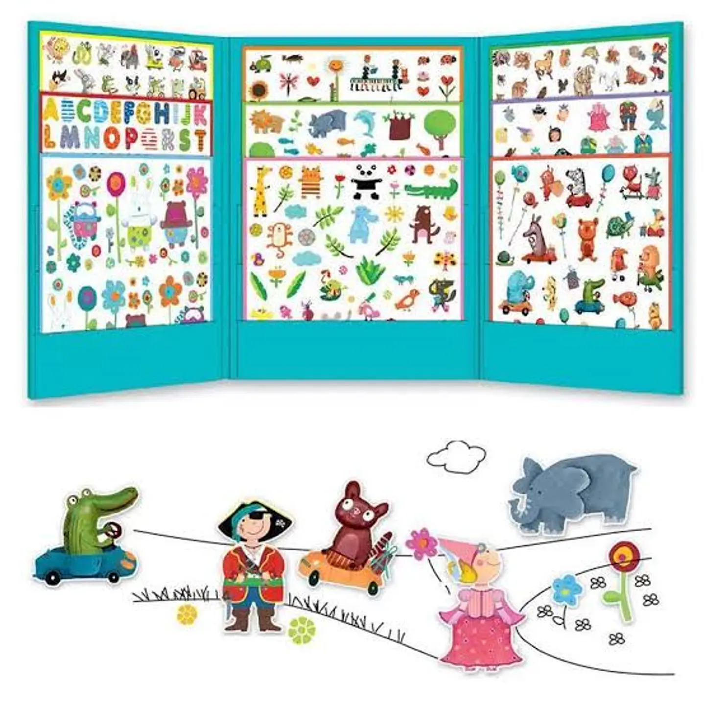 Set 1000 Stickers - Djeco 2