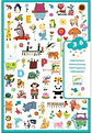 Set 1000 Stickers - Djeco - Miniatura 1
