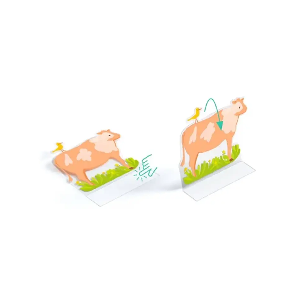 Stickers 3D Animales Granja - Djeco 4