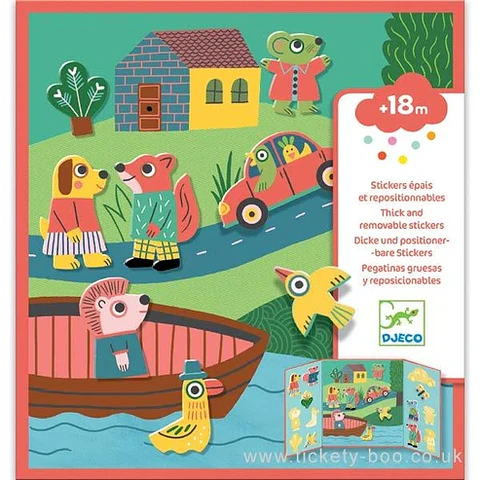 Crea Animales con Stickers - Djeco