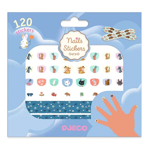 Stickers para Uñas Animales - Djeco