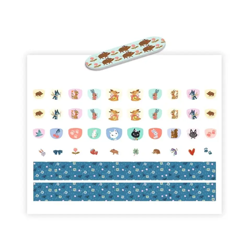 Stickers para Uñas Animales - Djeco 2