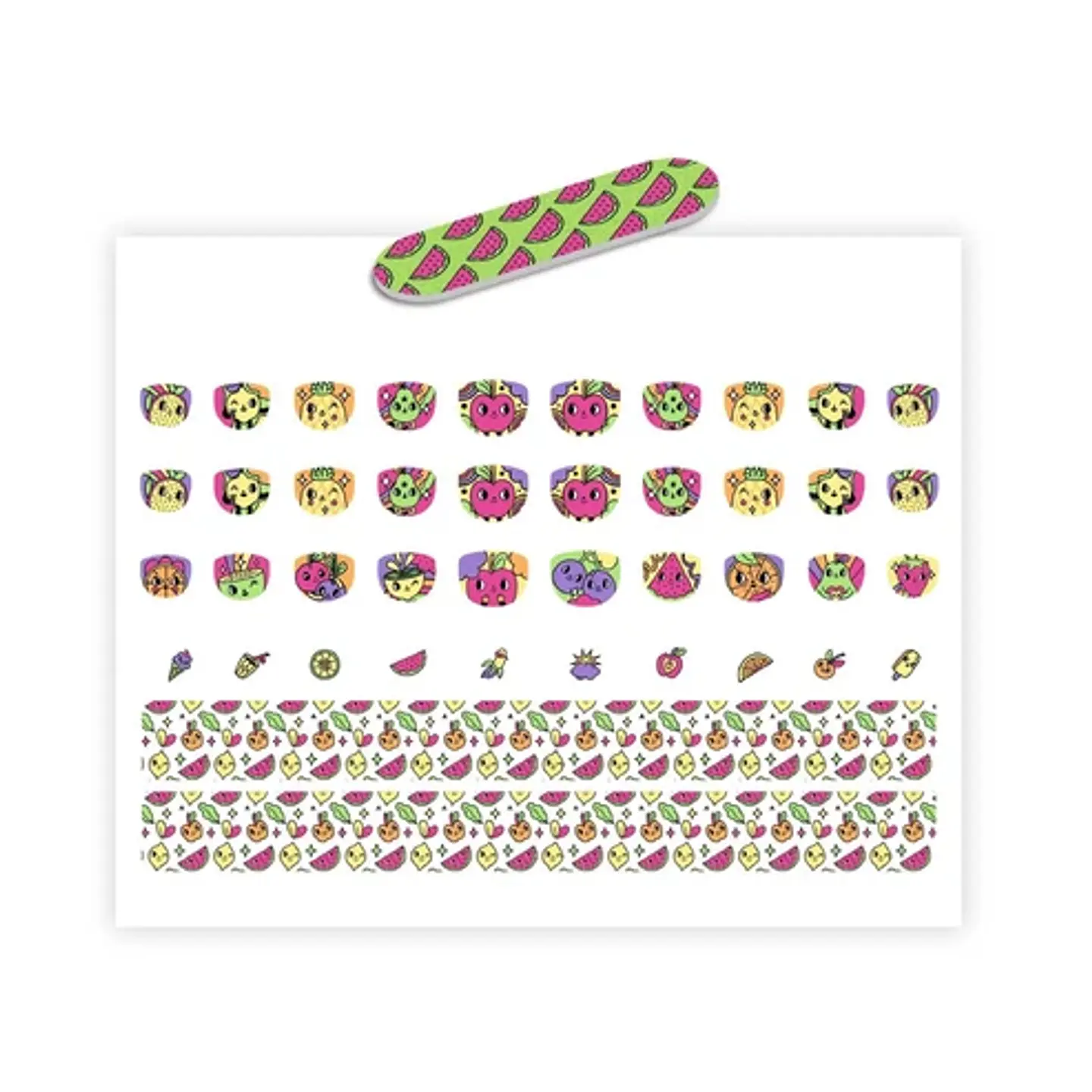 Stickers para Uñas Frutas Neon - Djeco 2