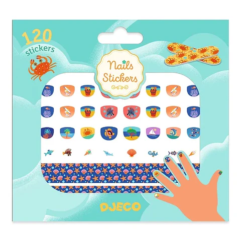 Stickers para Uñas Mar - Djeco