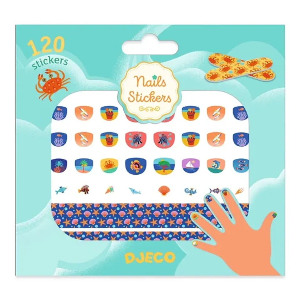 Stickers para Uñas Mar - Djeco 1