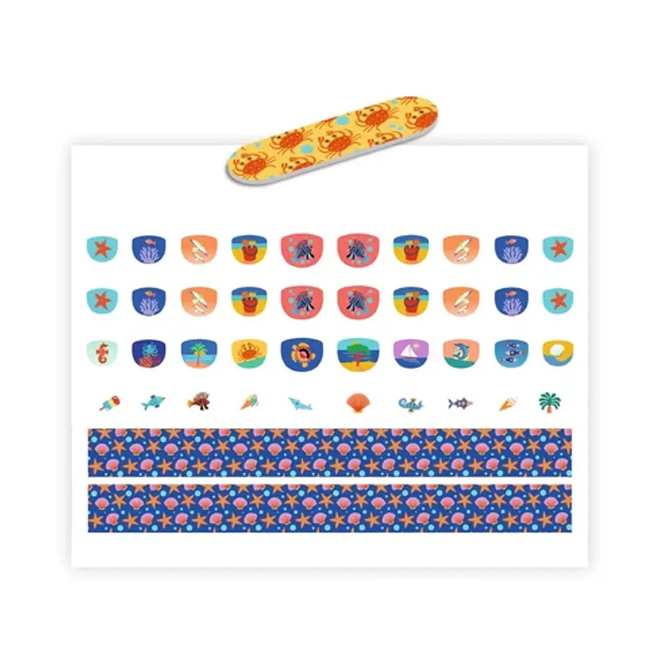 Stickers para Uñas Mar - Djeco 2