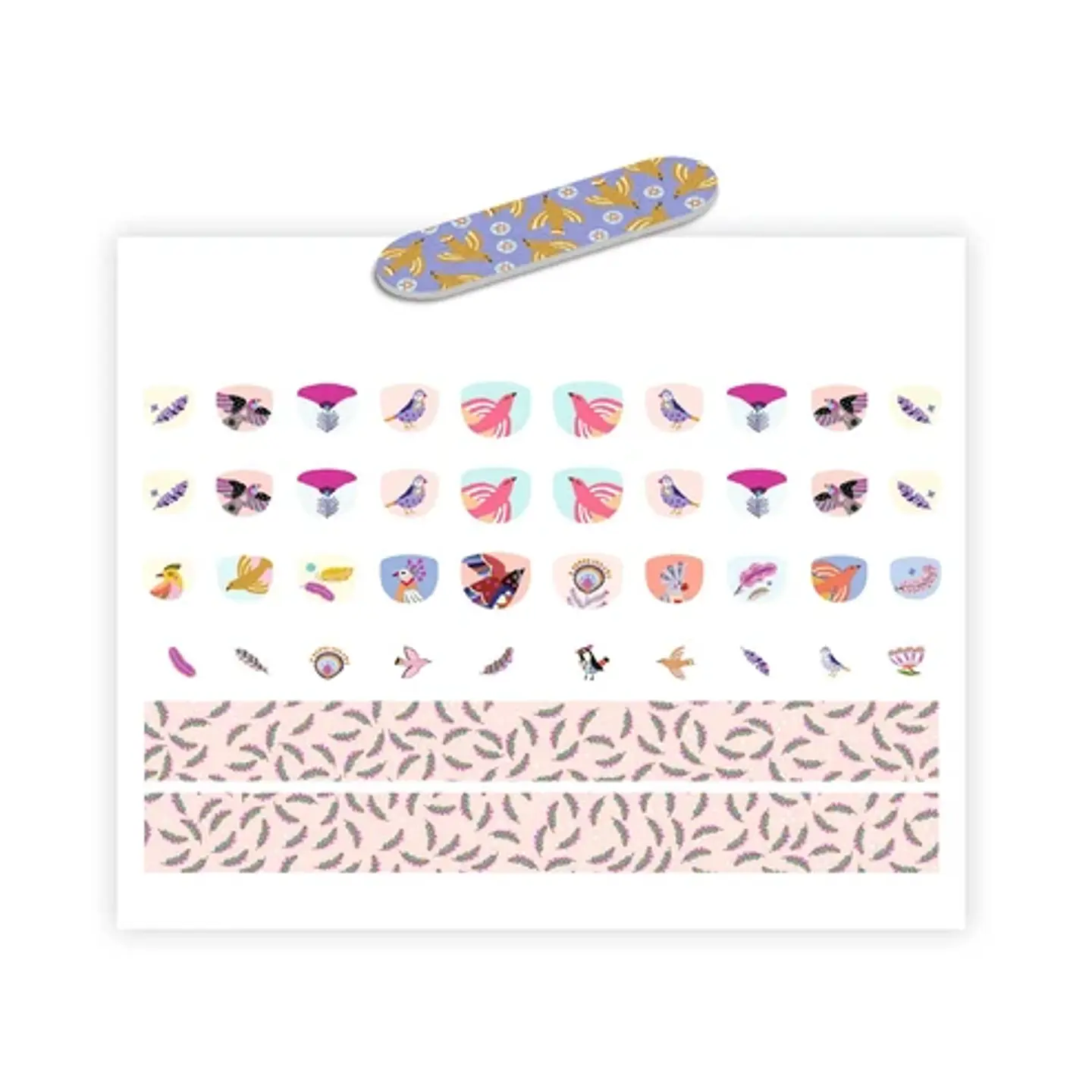 Stickers para Uñas Plumas - Djeco 2