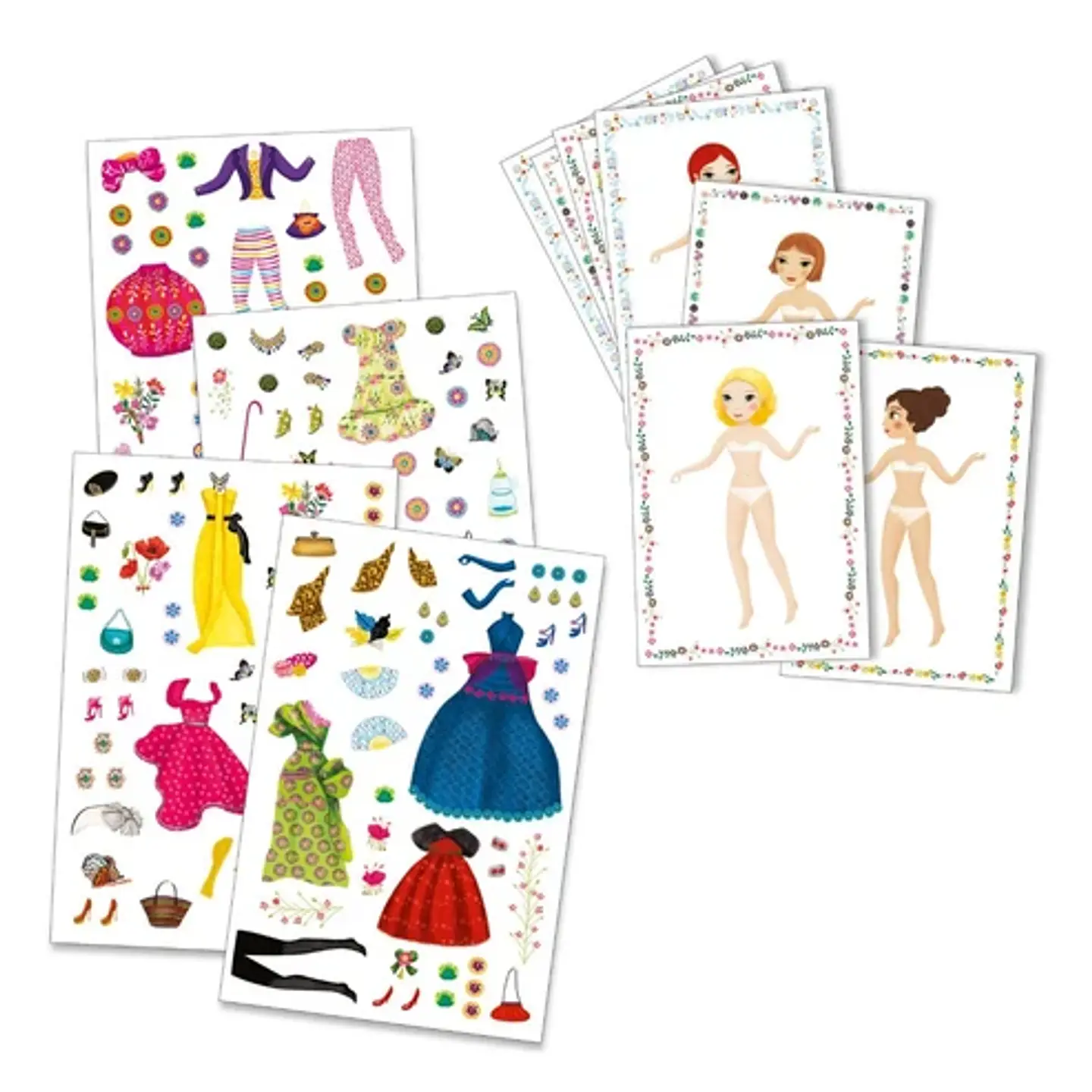 Stickers Y Muñecas de Papel Masive - Djeco 3