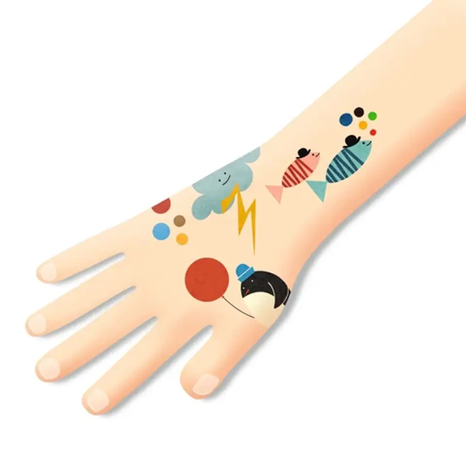 Tatuajes Temporales Cosas Bonitas - Djeco 3