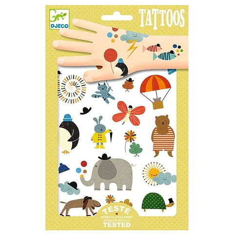 Tatuajes Temporales Cosas Bonitas - Djeco