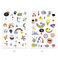 Tatuajes Temporales Emojis del Tiempo - Djeco - Miniatura 2
