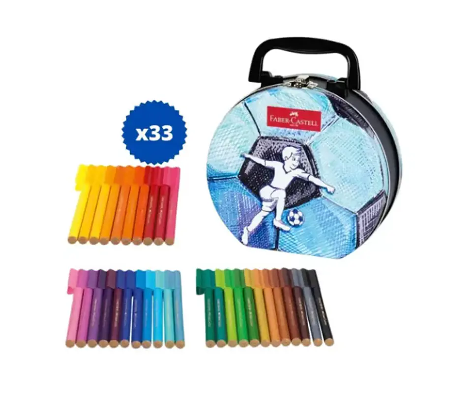 Maletín Marcadores Fútbol - Faber Castell 2